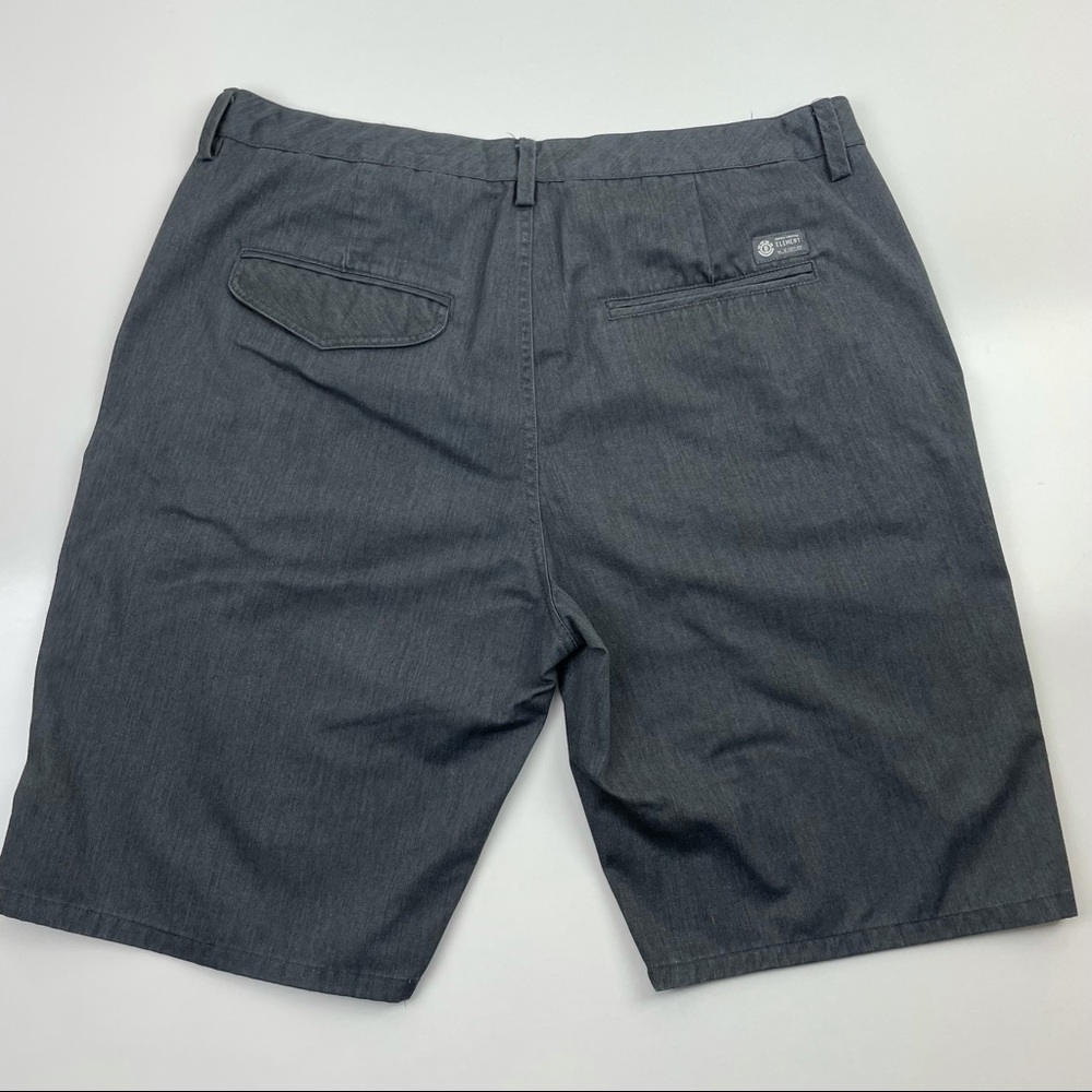 Element Flat Front Gray Shorts - Picture 3 of 6